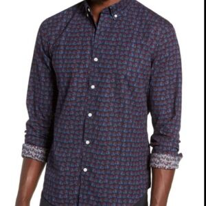Bonobos Men's Bear‎ Patterned Casual Shirt